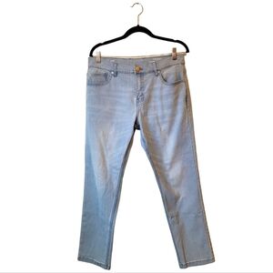 Mugsy Light Blue Wash Grands Tapered Leg Jeans Men's Size 31x30